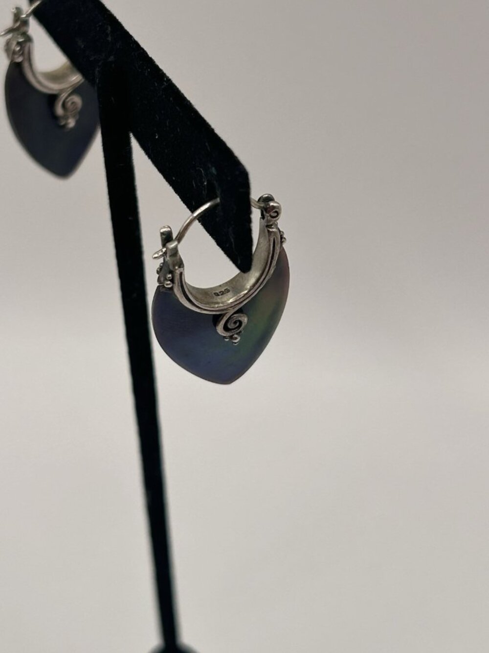 925 Sterling Silver Abalone Shell Earrings Jewelry Gift Women Tropical Holidays - Picture 13 of 15